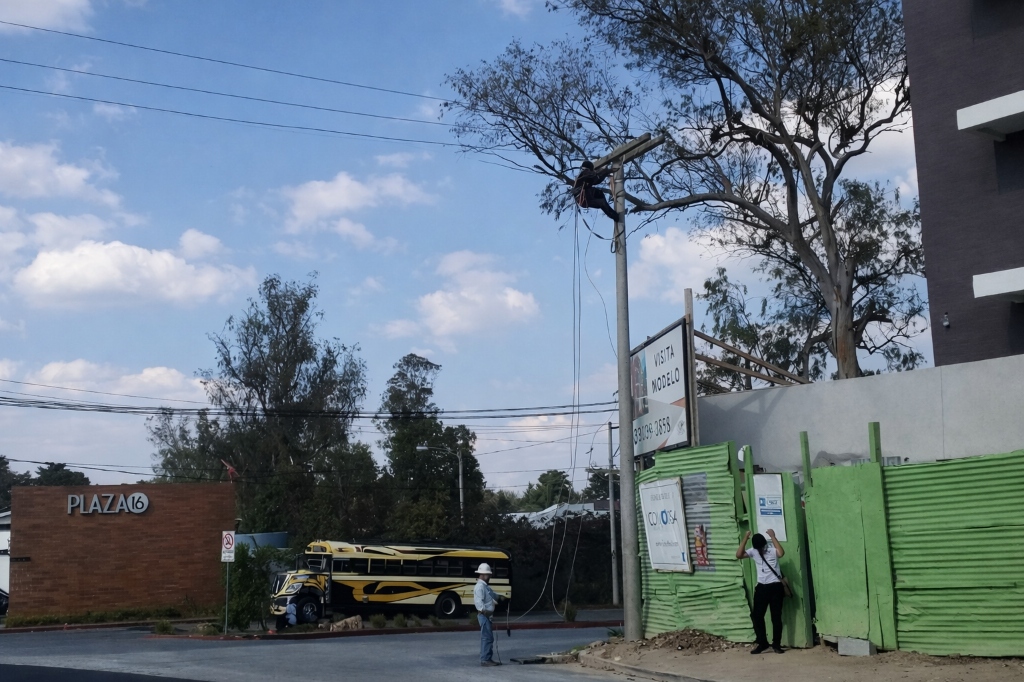 Mantenimiento de líneas en altura