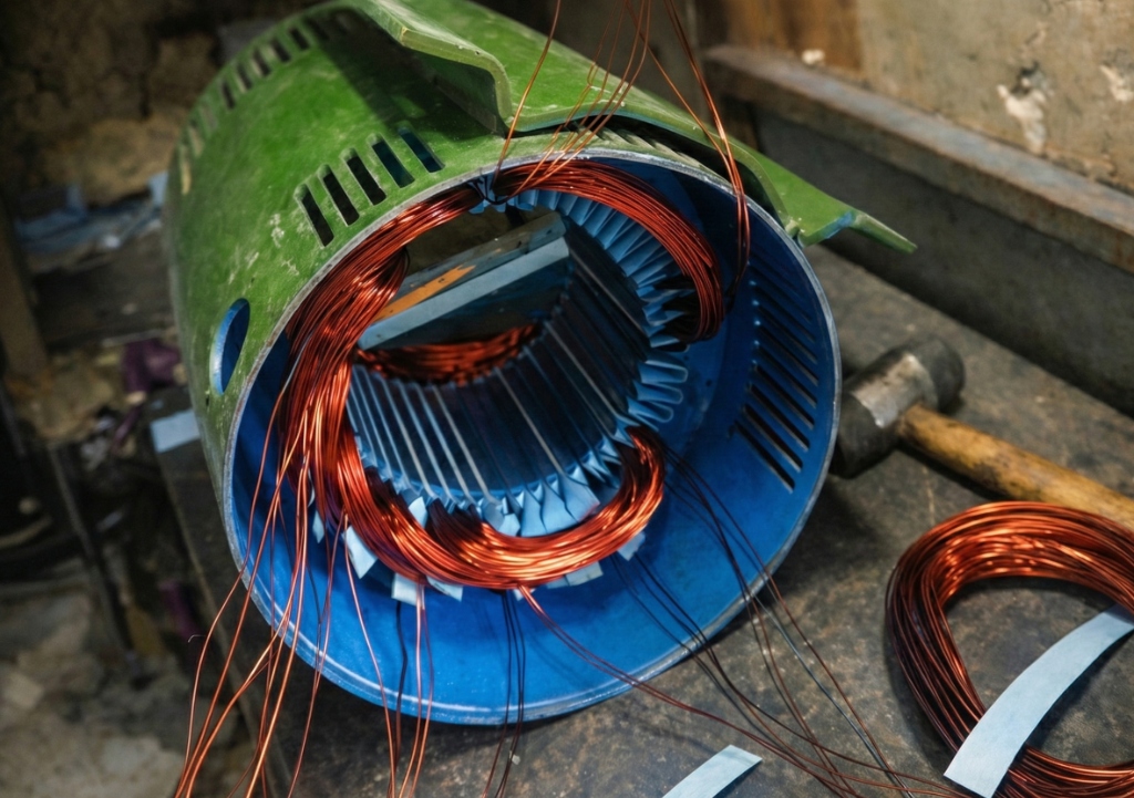 Rebobinado de motores eléctricos