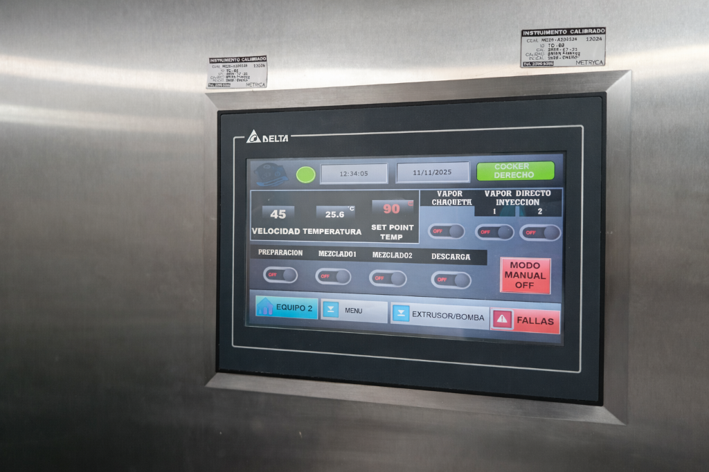 Panel HMI y automatización