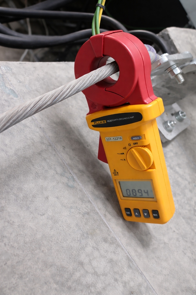 Medición de corrientes parásitas en el sistema